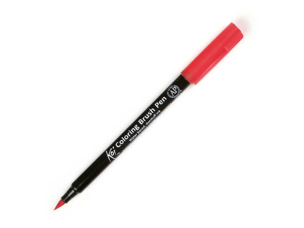 Koi Color Brush - Vermilion - Fiberpenne, Penne, Penne, kridt & tusch