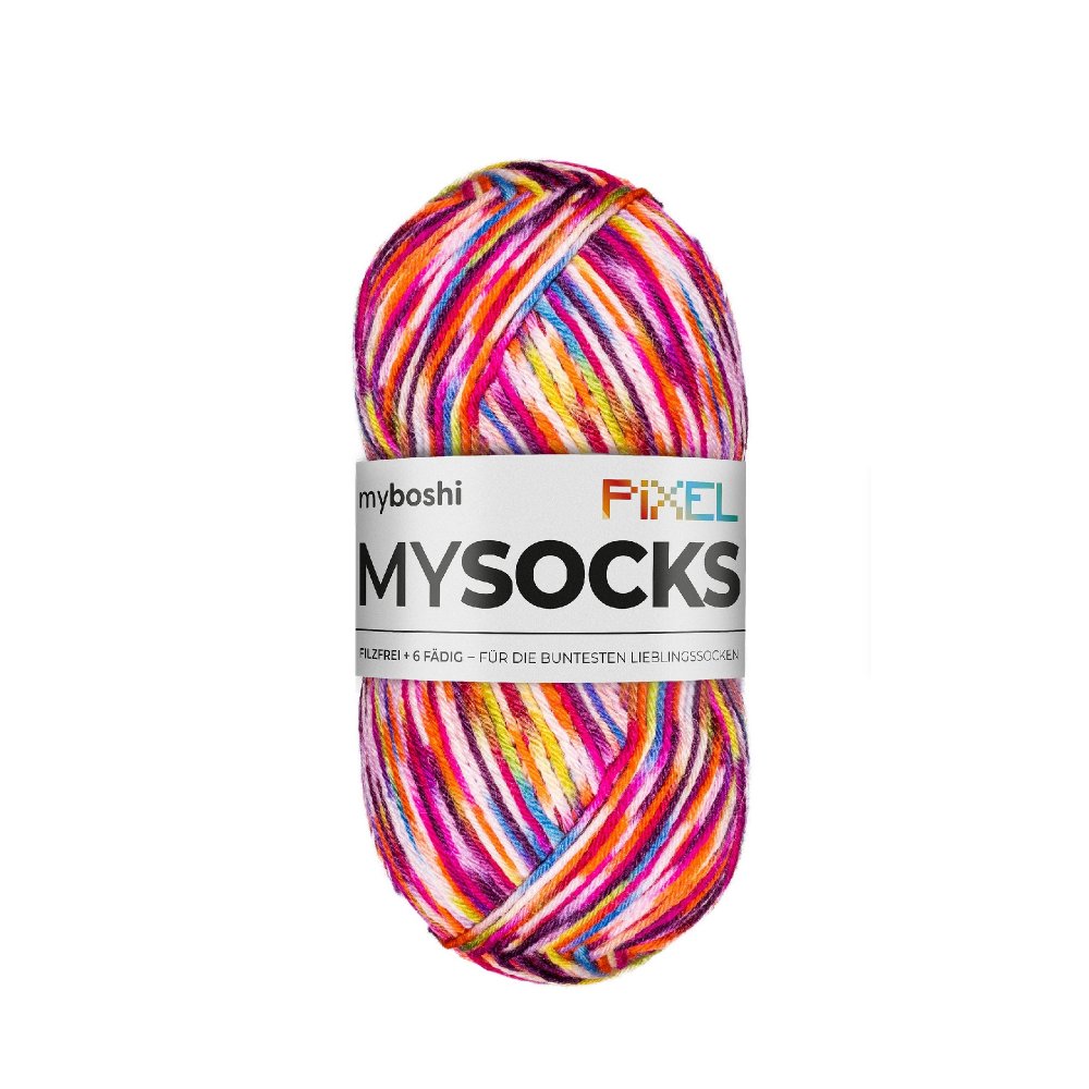 Myboshi Mysocks Pixel - 150 g - Nova - Myboshi garn, Garn, Strikke, hækle, knytte og væve
