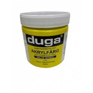 F�rg akryl 500ml -Citrongul