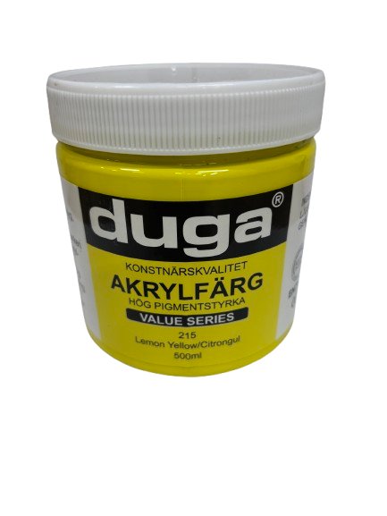 F�rg akryl 500ml -Citrongul