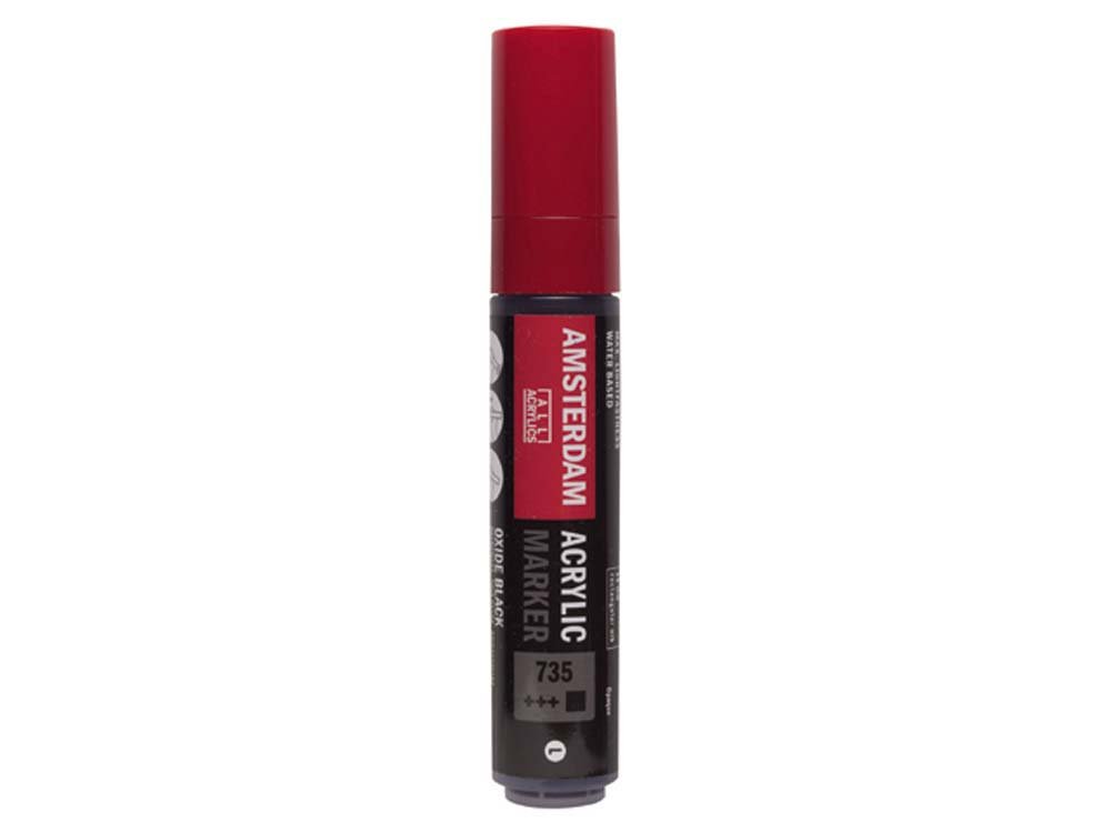 Amsterdam Marker 15 mm - Ox Black - Amsterdam Markers, Amsterdam, Markers, Penne, Penne, kridt & tusch