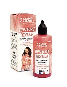 Textilfärg 100 ml korall Textilfärg 100 ml korall