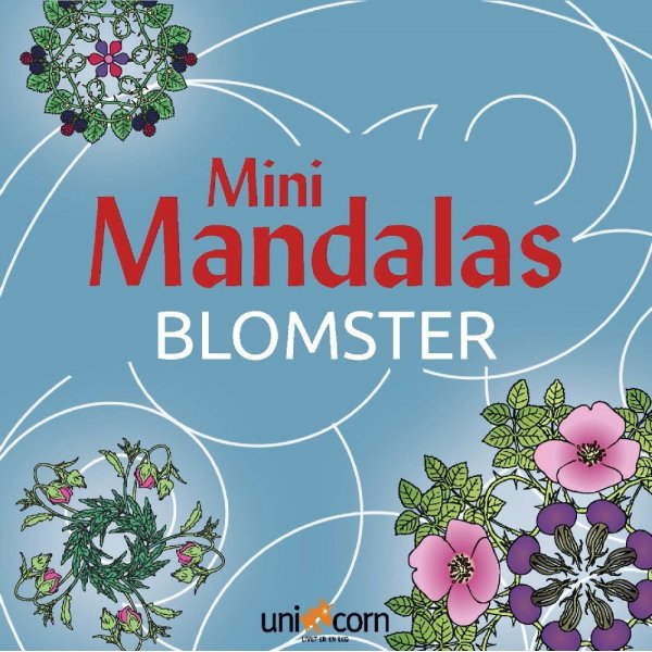 Mlarbok Mandalas Mini - Blommor