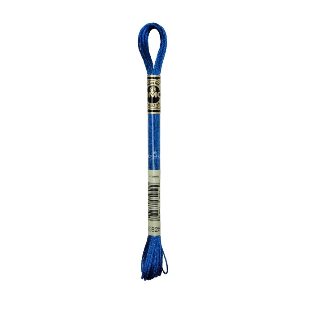 DMC Mouliné art. 317W Light Effects, E825 Metallic Gentian Blue - Moulinegarn, Garn, Sticka & virka