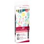 Tombow ABT dobbeltbørstepen Candy 6-pak Tombow ABT dobbeltbørstepen Candy 6-pak