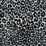 M�beltyg Wild leopard 140 cm Svartvit 219 - Metervara