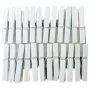 Träklämmor vita 25 mm, 24-pack Träklämmor vita 25 mm, 24-pack