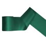 Satinband - Bottle Green - (Bredd: 100 mm) - 25 meter