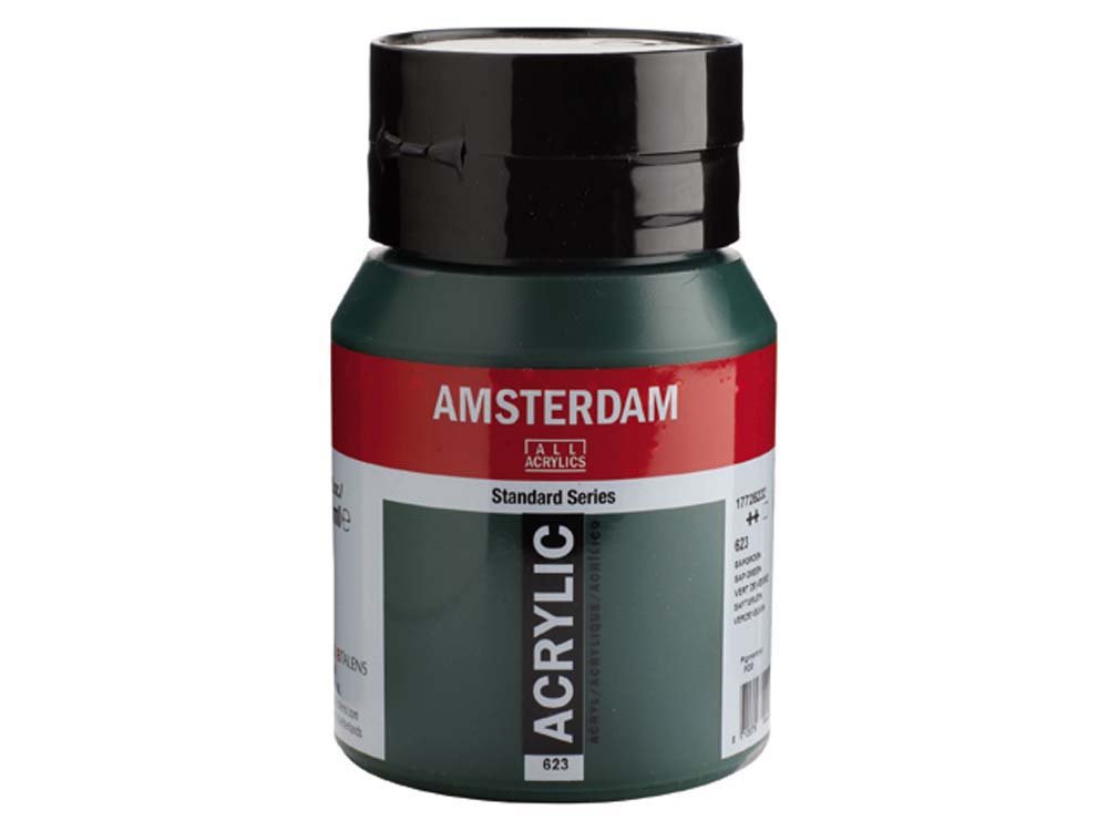 Amsterdam Akrylmaling 500 ml - Saftgrøn - Akrylfarver, Kunstnerfarver