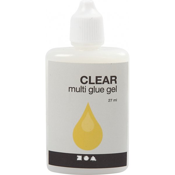 Clear Multi Glue Gel - 12 x 27 ml Clear Multi Glue Gel - 12 x 27 ml
