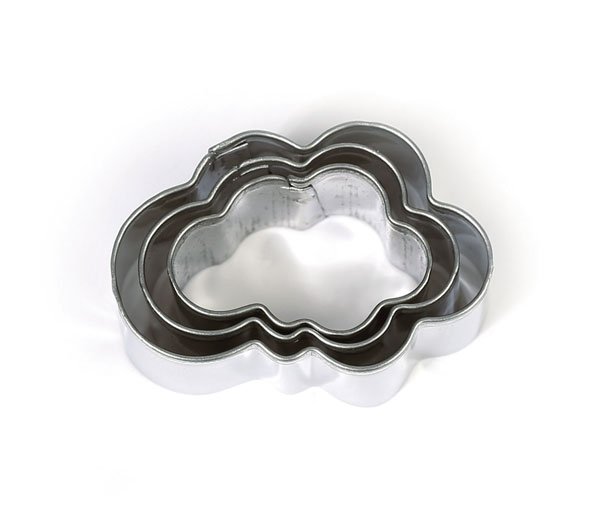 Molnformade kakmått 2,5–4 cm, 3-pack Molnformade kakmått 2,5–4 cm, 3-pack