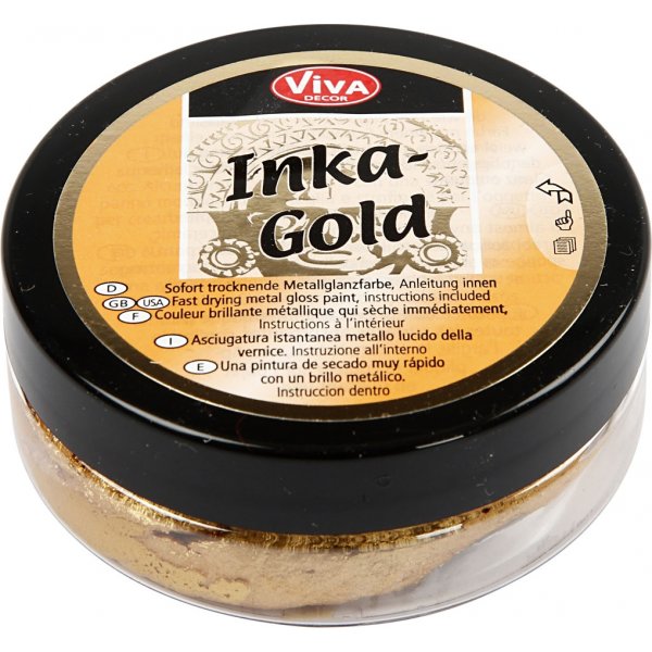 Inka Gold - guld - 50 ml Inka Gold - guld - 50 ml