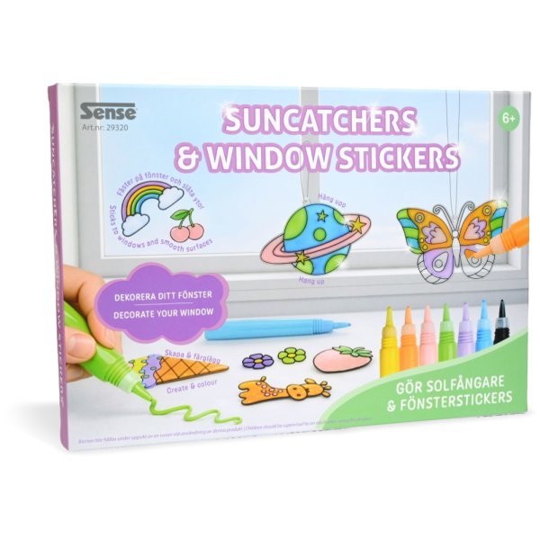 Solfångare och fönsterstickers Sense - DIY-kit Solfångare och fönsterstickers Sense - DIY-kit
