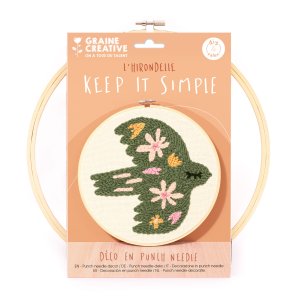 Punch needle-set fågel Punch needle-set fågel