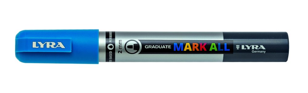 Mærk All 2 mm Light Blue - Lyra Mark All, Markers, Penne, Penne, kridt & tusch