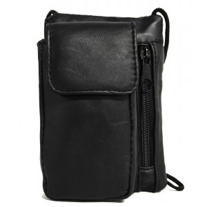 Sort taske i lammeskind