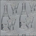 Peel offs - Champagne glas