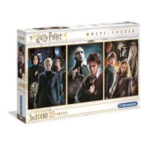 Pussel 3-pack 1000 bitar - Harry Potter
