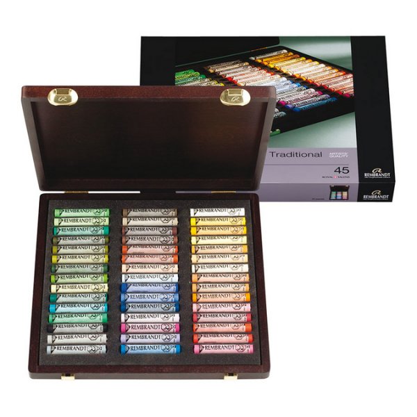 Soft Pastel Landskap i trskrin - 45 st