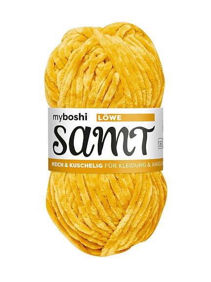 Myboshi Samt - 100 g - Løve - Myboshi garn, Garn, Strikke, hækle, knytte og væve