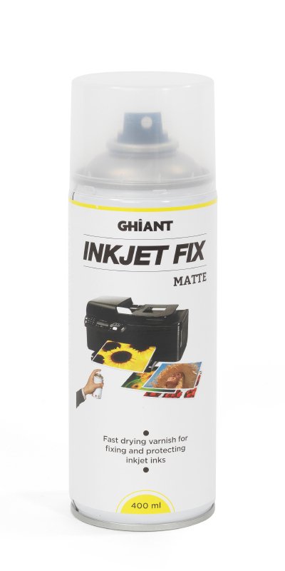 Ghiant InkJetSpray Fikseringsmiddel 400 ml - Mat - Fixativ, Fernis og kunstner medier til kunstmaling