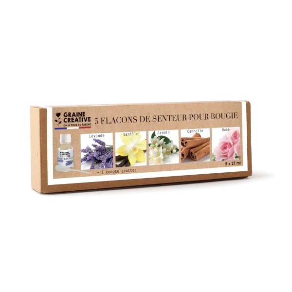 Doftoljor för ljus 5-pack, 27 ml - blomma och krydda Doftoljor för ljus 5-pack, 27 ml - blomma och krydda
