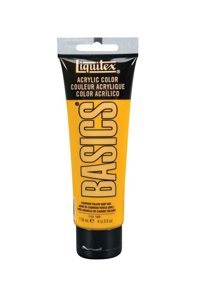 Akrylfärg Liquitex 118 ml - 163 Cadmium yellow deep hue - Akrylfärger, Konstnärsfärger
