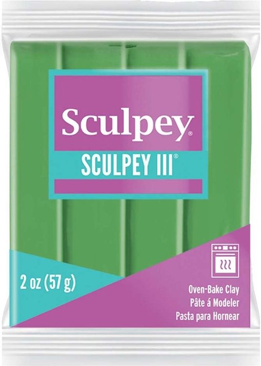 Clay Sculpey III 57g - String Bean 1628 - Ovnhærdende ler, Modellere, Hobbyartikler til børn, Hobbymateriale, Håndværk