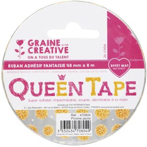 Queen tape gul pion 48 mm x 8 m Queen tape gul pion 48 mm x 8 m
