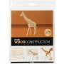 3D konstruktionsfigur - giraff