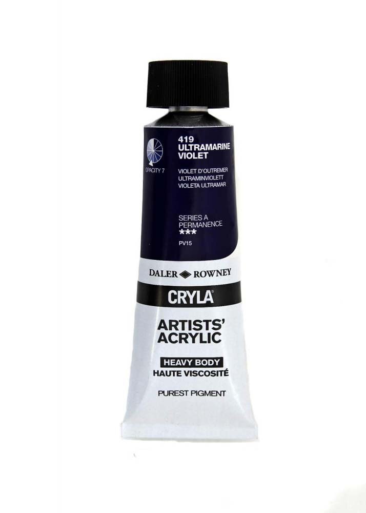 Akrylfärg Cryla 75ml - Ultramarine Violet - Akrylfärger, Konstnärsfärger