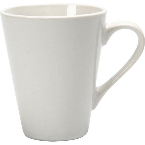 Muggar - vit - H10 cm - Ø5-8 cm - 12 st Muggar - vit - H10 cm - Ø5-8 cm - 12 st