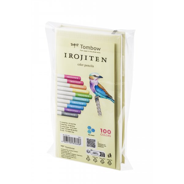 Tombow Irojiten Vol. 1 Pale Tone 1 farveblyanter 10-pak Tombow Irojiten Vol. 1 Pale Tone 1 farveblyanter 10-pak