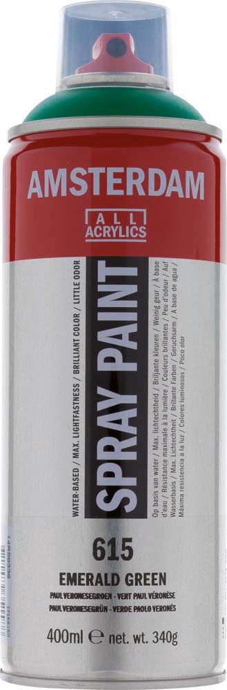 Amsterdam Spray 400 ml - Emerald Green - Spraydåser, Spraymaling, Hobbyfarve