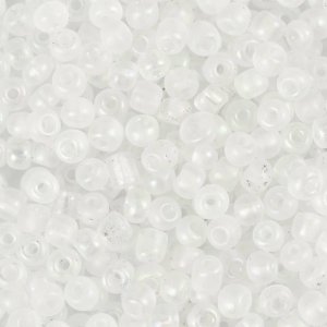 Rocaillepärlor 4 mm Kristall 25 g Rocaillepärlor 4 mm Kristall 25 g