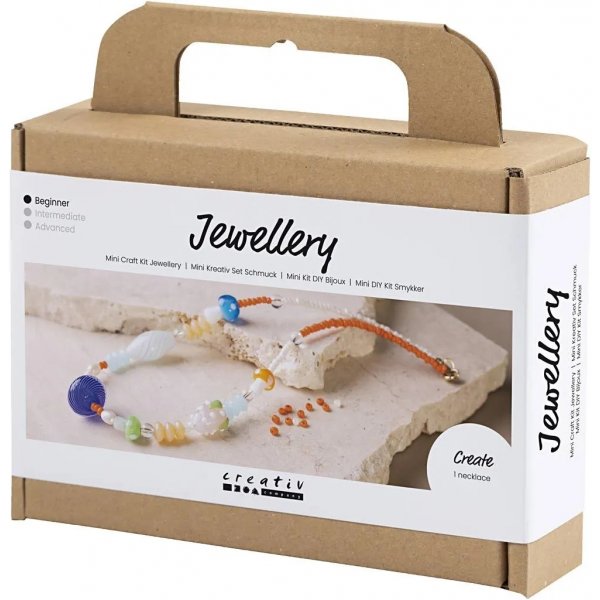 Mini DIY Kit smykker, fargerik, sterk halskjede Mini DIY Kit smykker, fargerik, sterk halskjede