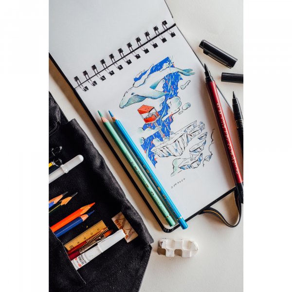 Rhodia Touch Mixed Media kunstbog A6 landskab