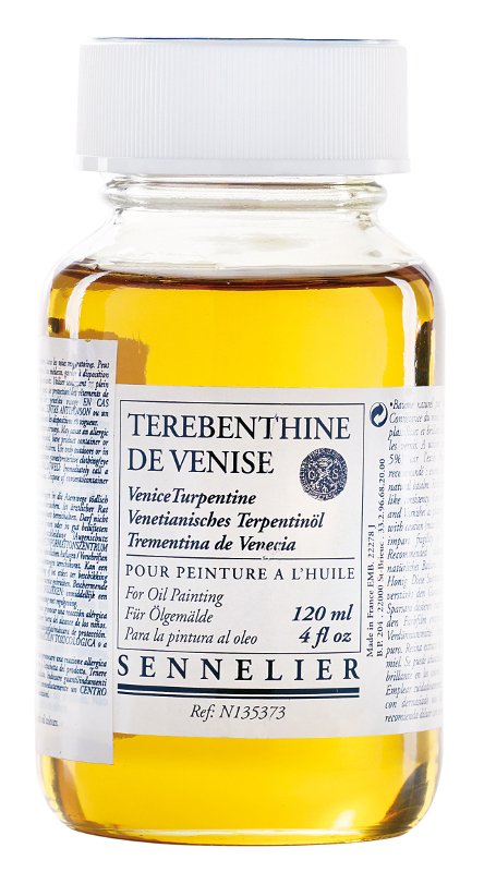 Oliemedium Sennelier 120 ml - Venice Turpentine - Medium til oliemaling, Malermedium, Fernis og kunstner medier til kunstmaling