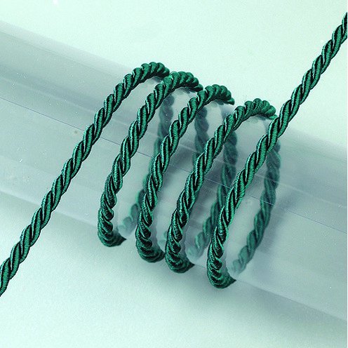 Snor viskose 4 mm - 25 meter - gullfarget