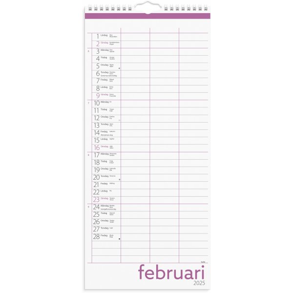 Familiekalender 24/25 - Liten