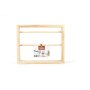 Smyckesh�llare i furu med 2 st�nger 30 x 25 cm