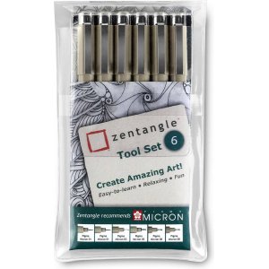 Zentangle Tool - 6 delar