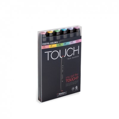 Touch Twin Marker 6stk - Pastel Color