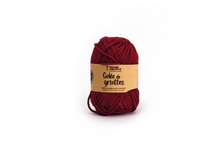 Amigurumi-garn i bomull, bordeaux, 27 g Amigurumi-garn i bomull, bordeaux, 27 g