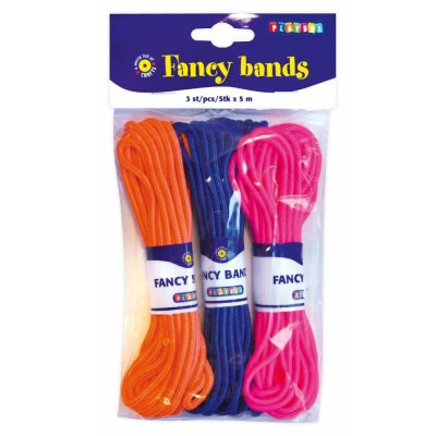 Fancybands 3-pack 5 m - Orange, Bl, Cerise