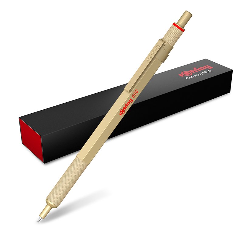 ROTRING 600 - Guld - Kuglepenne, Penne, Penne, kridt & tusch