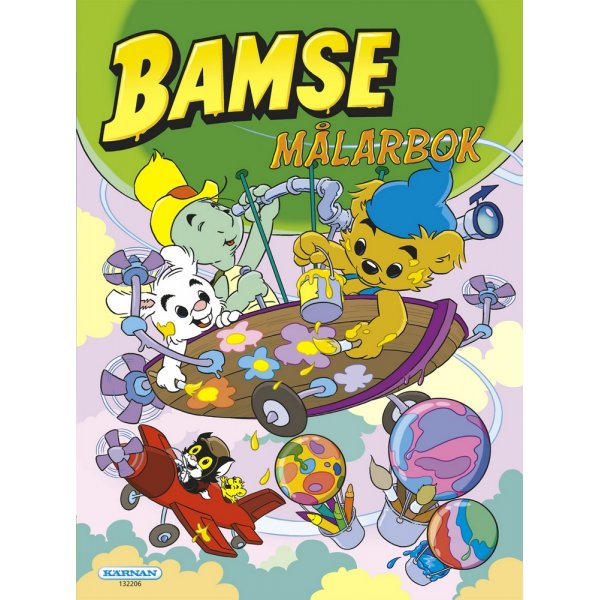 Mlarbok Bamse