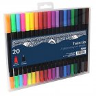 Fineliner Sense TwinTip - 20 Pennor