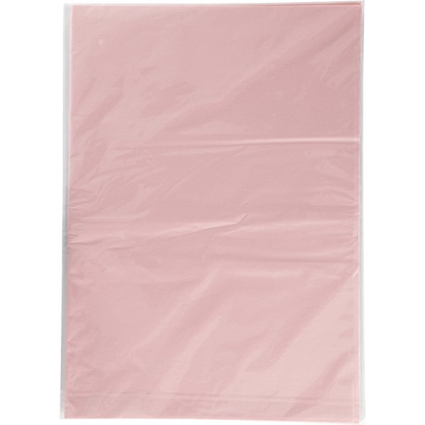 Silkespapper - ljusrosa - 50 x 70 cm - 14 g -25 ark Silkespapper - ljusrosa - 50 x 70 cm - 14 g -25 ark