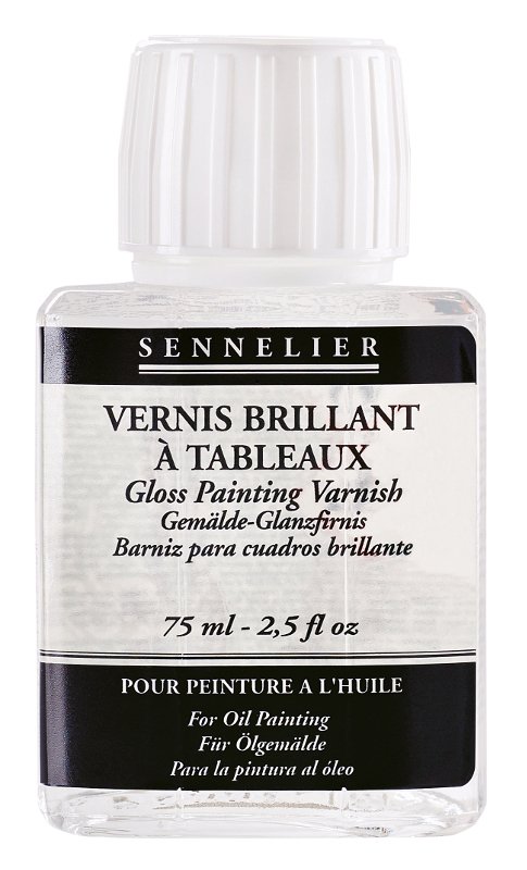 Fernis Sennelier 75 ml - Glossy Painting Varnish - Akrylmedier, Malermedium, Fernis og kunstner medier til kunstmaling